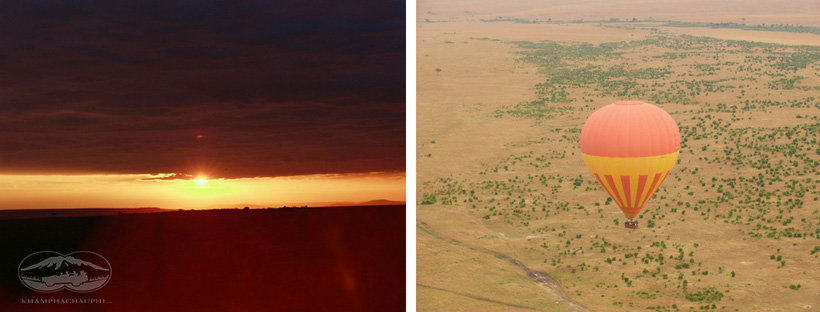 Trải nghiệm khinh khí cầu ở Maasai Mara thật tuyệt - Du lịch Kenya
