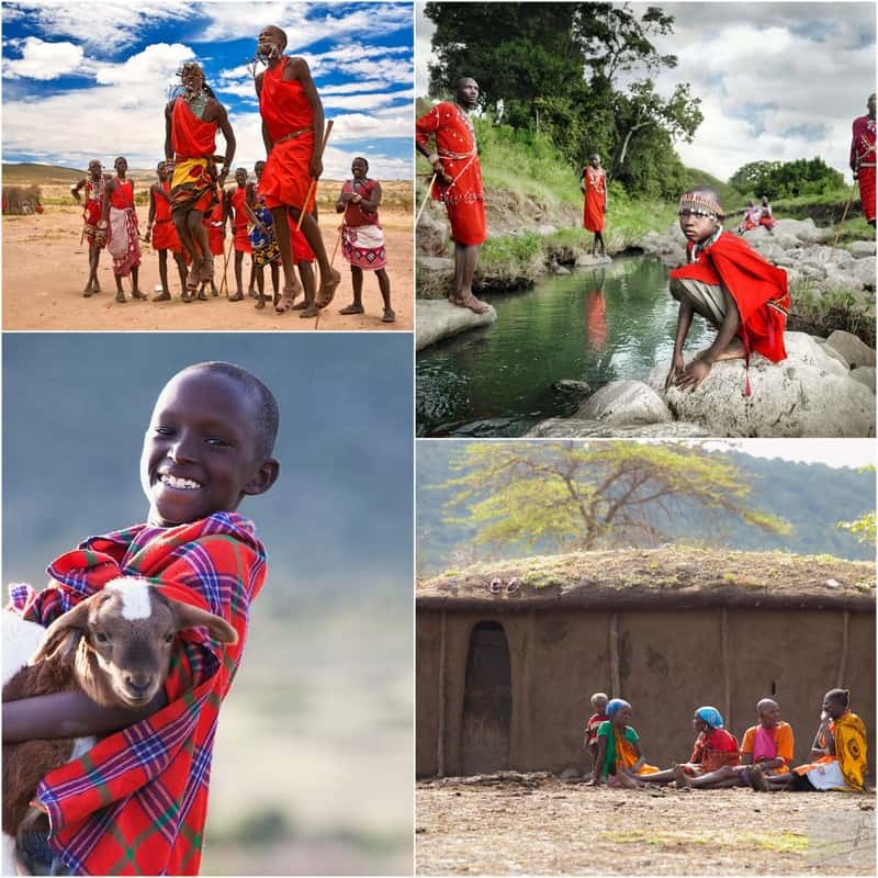 người dân Maasai - du lịch trải nghiệm kenya