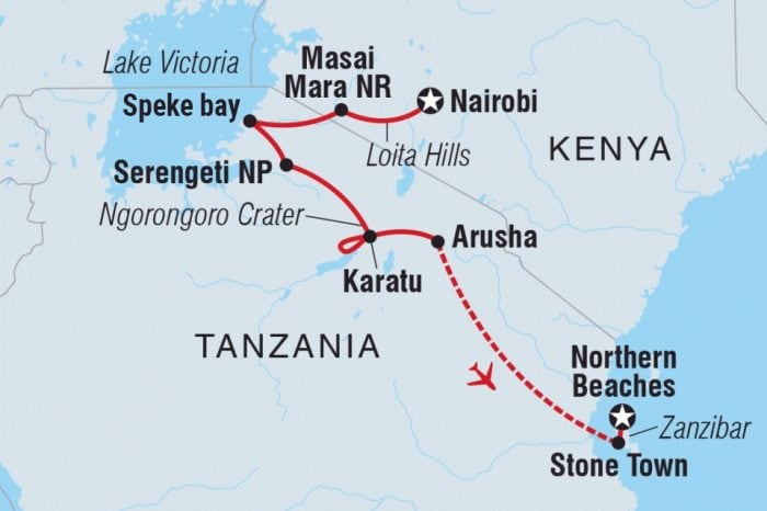 Kenya, Tanzania & Zanzibar Safari